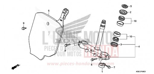 TIGE DE DIRECTION CRF150RBE de 2014